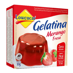 gelatina lowcucar zero ac.10g morango