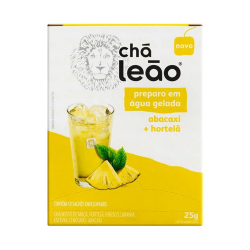 cha matte leao gelado cabacaxi c hortela
