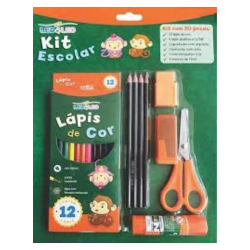 lapis 12 cor.leoleo kit esc. c/20pc