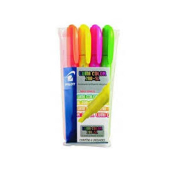 caneta marca texto lumicolor c/4 cores