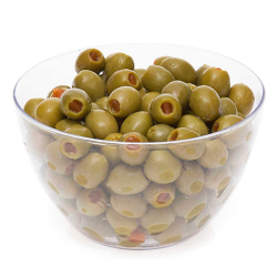 azeitona verde rech. c/pimentao - 200g