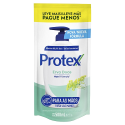 sabonete liq.protex refil 500ml erva doce