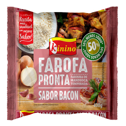 farofa de mand kinino bacon menos sodio 400g