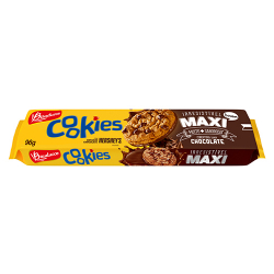 biscoito cookies bauducco maxi chocolate 96g