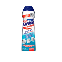 saponaceo cremoso multiuso bom bril sapolio radium frasco 250ml