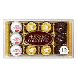 bombom ferrero rocher collection com 12 134g