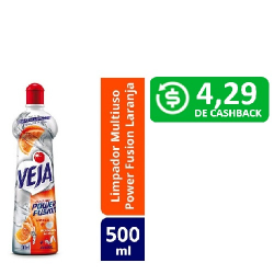 limpador veja multiuso power fusion laranja 500ml