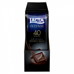 chocolate 40% cacau original lacta intense pacote 85g