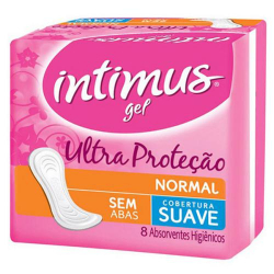 absorvente externo intimus tripla protecao seca s/abas - 8 unidades