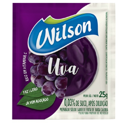 refresco em po wilson uva