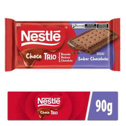 choc. barra nestle 90g choco trio chocolate