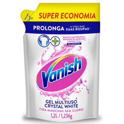tira-manchas gel multiuso vanish crystal white sache 1,2l
