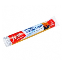 copo descartavel facilita & pronto 180ml c/100 branco