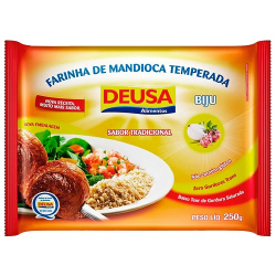 farofa temperada deusa 250g mandioca