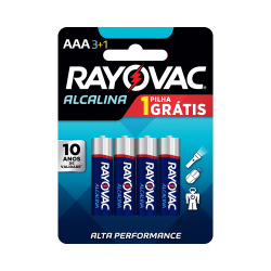 pilha rayovac alc aaa pal sm l4p3 1x4un