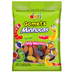 gomets dori minhocas frutas 120g