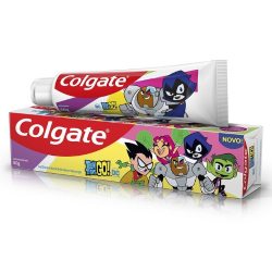 gel dental colgate infantil 60g teen titans go morango