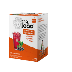 cha leao agua gelada fuze cha mate e groselha negra 25gr