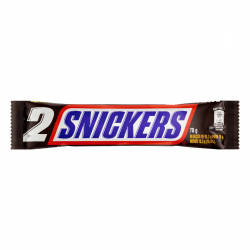 chocolate snickers pacote 78g 2 unidades