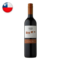 vinho tinto cono sur 750ml 1551 carmenere