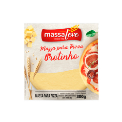 massa para pizza massa leve 300g brotinho