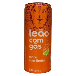 cha leao matte 290ml limao lata