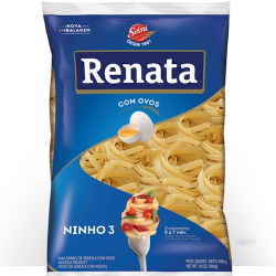 massa talharim ninho com ovos nuemro 3 renata 500gr