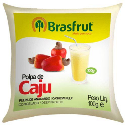 polpa fruta brasfrut caju 100g