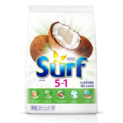 lava roupas cuidado do coco surf 800g