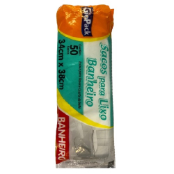 saco para lixo giopack roll para banheiro - 50un