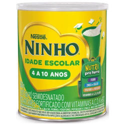 leite em po ninho 380g idade escolar