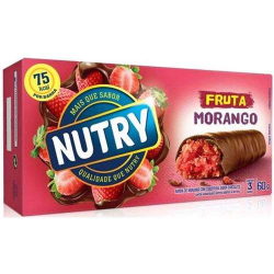 nutry frutas barra c/3un light morango c