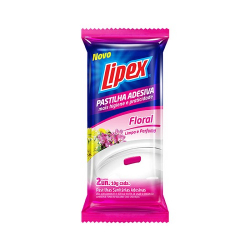 pastilha adesiva lipex floral com