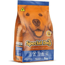 alimento para caes adultos carne special dog premium pacote 1kg