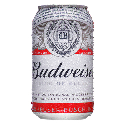 cerveja budweiser 350ml lata lager