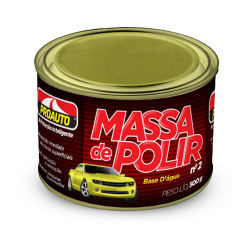 massa de polir proauto base d`agua no 2 500g
