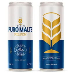 cerveja puro malte 350ml pilsen 3.0 lata
