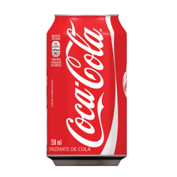 refrigerante coca cola lata 350g