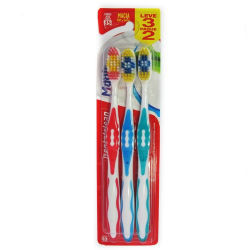 escova dentalclean magic macia 3 unidades