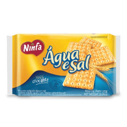 biscoito ninfa 350g agua e sal