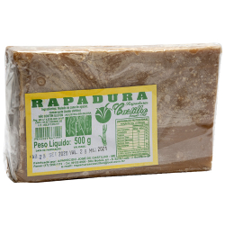 rapadura quero mais pura 500gr