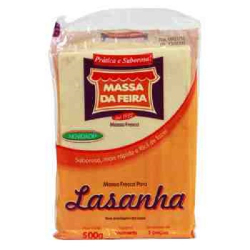massa lasanha massa feira 500g