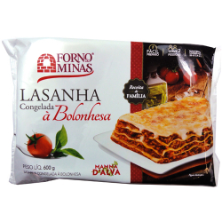 lasanha bolonhesa forno de minas 600g