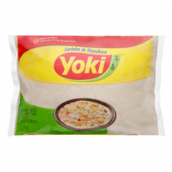farinha de mandioca tipo 1 yoki pacote 1kg