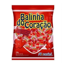 bala florestal coracao morango pa 120g