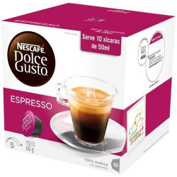 cafe em capsula nescafe dolce gusto espresso 10 capsulas
