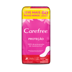 protetor diario carefree com perfume leve80 pague60