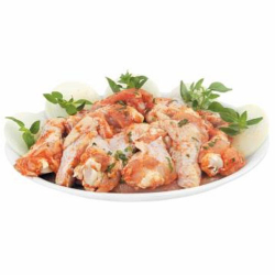 coxinha da asa bandeja temperado resfriado 700g