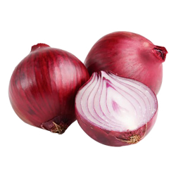 cebola roxa - 300g - aproximadamente 2 unidades