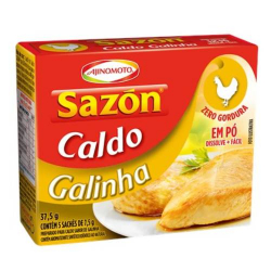caldo em po sazon galinha